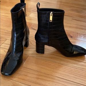 H&M Black Booties